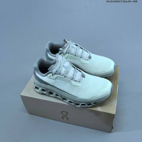 On Cloudmonster Void Mint Light Grey White EU 36-45 Running Shoe Running Sneakers - Unisex (BS-69598)