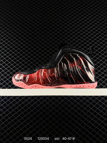 Nike Air Foamposite One PRM Black Red Pink EU 40-47 Basketball - Men's (BS-71249)