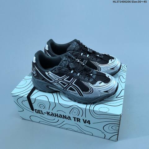 ASICS GEL-KAHANA TR V4 White Burgundy Silver Grey EU 36-45 Trail Shoe Trail Running Sneakers - Unisex (BS-69020)