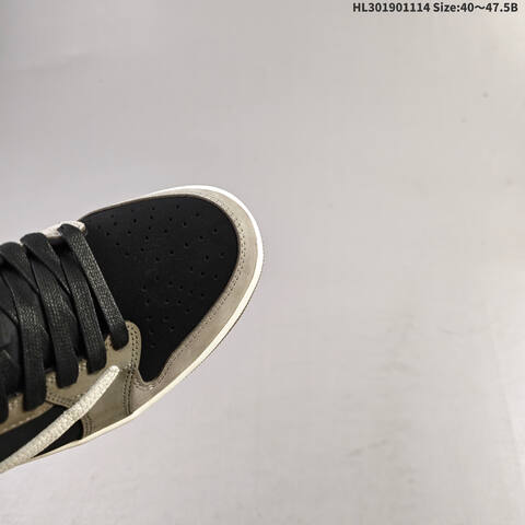 Nike Air Jordan 1 Low x Travis Scott Black Grey White EU 40-47 5 Lifestyle - Men's (BS-63735)