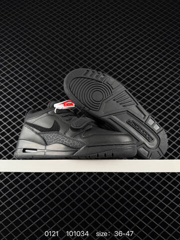 Jordan Air Jordan Legacy 312 Low Triple Black EU 36-47 Basketball Shoe - Unisex (BS-79798)
