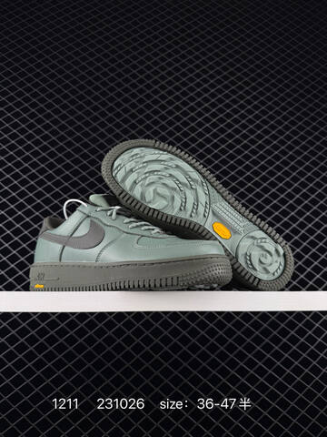 Nike Air Force 1 07 Low Green Olive With Dark Gray Swoosh EU 36-47 5 Lifestyle - Unisex (BS-73763)
