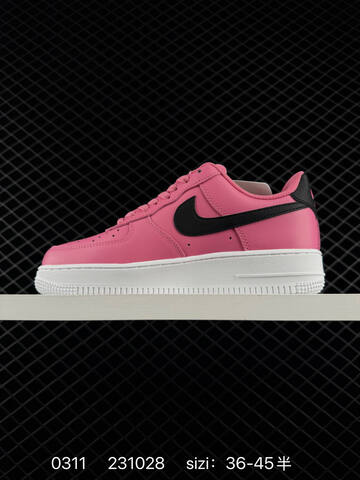Nike Air Force 1 07 Pink Black White EU 36-45 Lifestyle - Unisex (BS-72685)