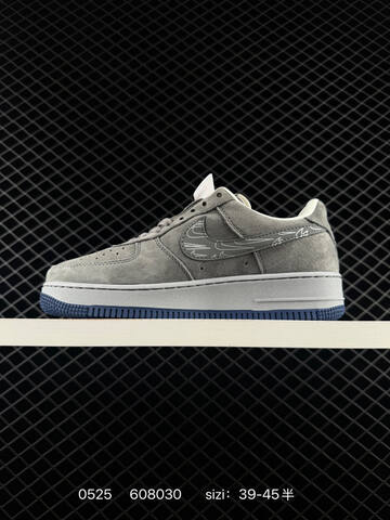 Nike Air Force 1 Low Grey White Navy Black EU 39-45 Skate - Unisex (BS-71213)
