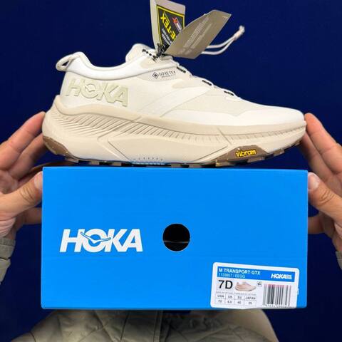 HOKA ONE ONE Transport GTX White Beige Light Blue Grey Olive Black Running Shoe Running Sneakers BS-86834
