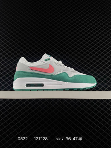Nike Air Max 1 White Grey Green Pink EU 36-47 Lifestyle - Unisex (BS-71297)