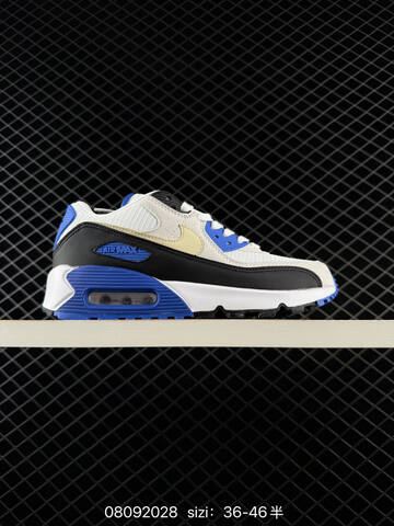 Nike Air Max 90 Black Navy White Gum EU 36-46 Lifestyle - Unisex (BS-69867)