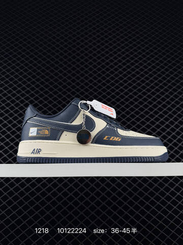 Nike Air Force 1 07 Cream Navy EU 36-45 5 Lifestyle - Unisex (BS-73615)