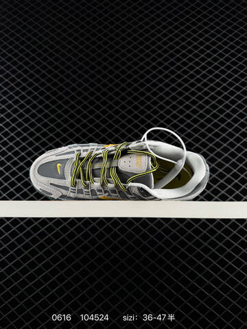 Nike P-6000 Premium Light Grey Dark Grey Yellow White EU 36-47 Running Shoe - Unisex (BS-70747)