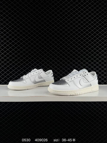 Nike Dunk Low White Silver Sail EU 36-45 Skate - Unisex BS-71101