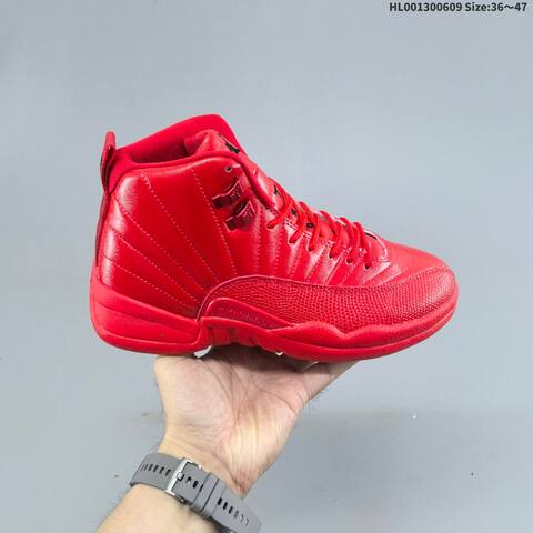 Jordan Air Jordan 12 Retro Gym Red 36 47 Basketball - Unisex (BS-65790)