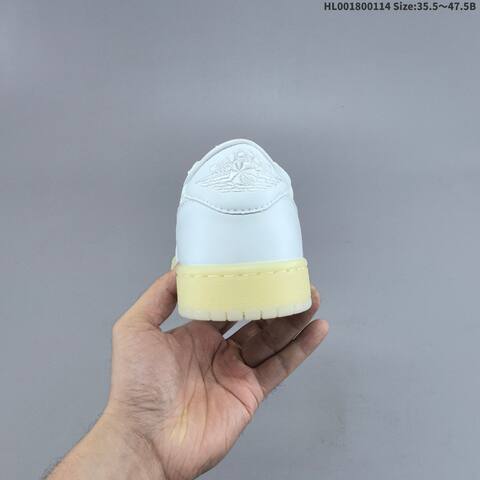 Nike Air Jordan 1 Low OG White Cream 35 5 47 5 Casual - Unisex (BS-66977)