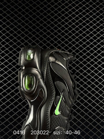 Nike Air Max Plus TN Black With Neon Green Accents EU 40-46 Running - Men's (BS-72058)