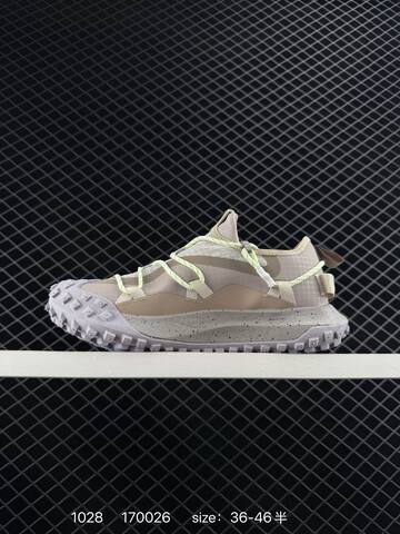 Nike ACG Mountain Fly Low GTX SE Beige Tan Light Grey With Pale Volt Laces EU 36-46 Trail - Unisex (BS-74511)