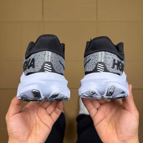 HOKA ONE ONE Kawana Black White Grey Running Shoe Running Sneakers (BS-86924)