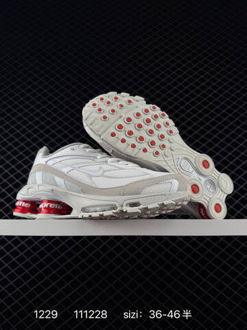 Nike Shox Ride 2 SP x Supreme White Red EU 36-46 Lifestyle - Unisex (BS-73408)
