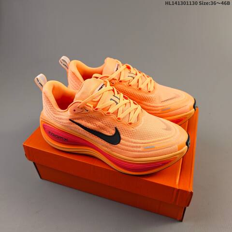 Nike Vomero Plus ReactX Air Zoom White Light Grey Orange Red Black EU 36-46 Running Shoe - Unisex BS-62927