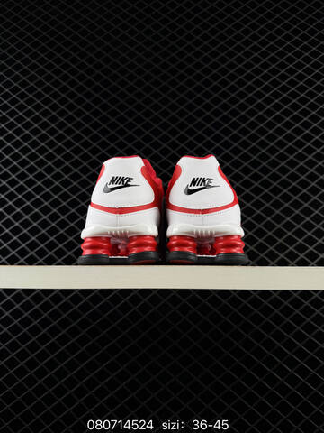 Nike Shox R4 White Red Black EU 36-45 Lifestyle - Unisex (BS-69897)