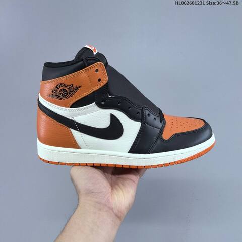 Jordan Air Jordan 1 High OG Shattered Backboard Black Orange White EU 36-47 5 Basketball - Unisex (BS-67166)