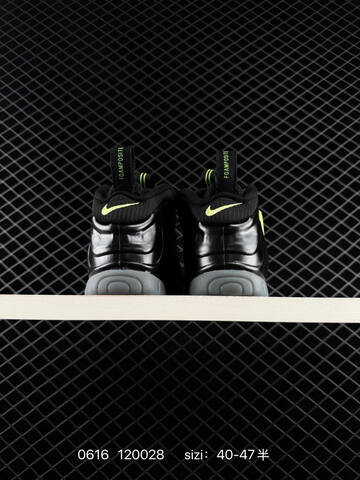 Nike Air Foamposite One PRM Black Neon Volt Grey EU 40-47 Basketball Shoe - Men s BS-70755