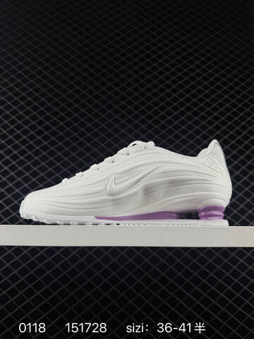 Nike Shox R4 White Purple EU 36-41 5 Running - Unisex (BS-73104)