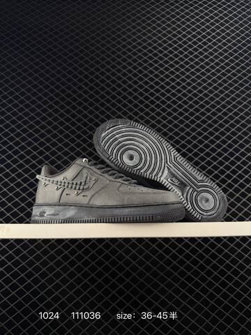 Nike Air Force 1 Low x Travis Scott Utopia Grey Black And Black Anthracite EU 36-45 5 Lifestyle - Unisex (BS-74612)