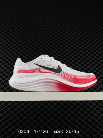 Nike Journey Run 2 ComfiRide White Black Red EU 36-45 Running - Unisex (BS-72832)