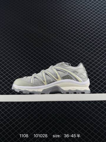 Salomon XT-6 SENSIFIT 3D ADVANCED Silver Grey Cream White EU 36-45 Running Shoe Running Sneakers - Unisex (BS-85929)