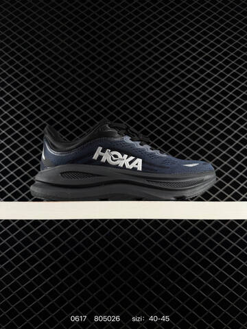 HOKA ONE ONE Bondi 9 Navy Black White Grey EU 40-45 Running Shoe Running Sneakers Men s BS-86191