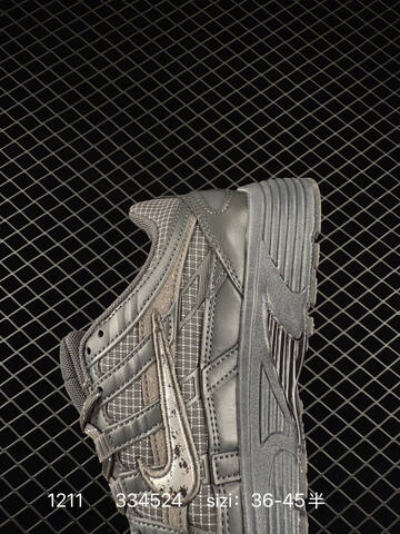 Nike P-6000 Premium Dark Grey Black With Silver And Red Accents EU 36-45 5 Running - Unisex (BS-73769)