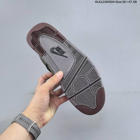 Jordan Air Jordan 4 Retro SP A Ma Mani Re Dark Mocha Taupe Gray Black EU 36-47 5 Lifestyle - Unisex (BS-66054)