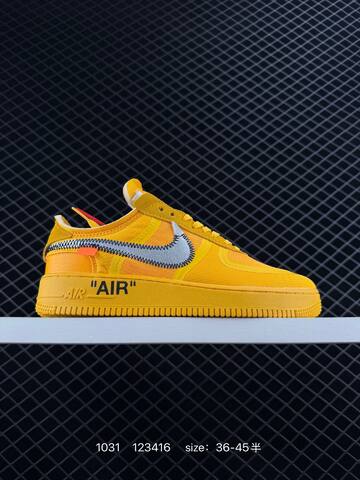Nike OFF-WHITE x Air Force 1 Pink EU 36-45 Lifestyle - Unisex (BS-74454)