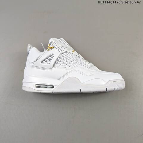 Jordan Air Jordan 4 Retro White 36 47 Basketball - Unisex (BS-63371)