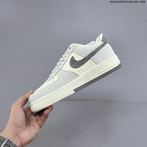 Nike Air Force 1 07 LV8 Light Grey Cream Dark Grey EU 36-45 Sneaker - Unisex BS-60184