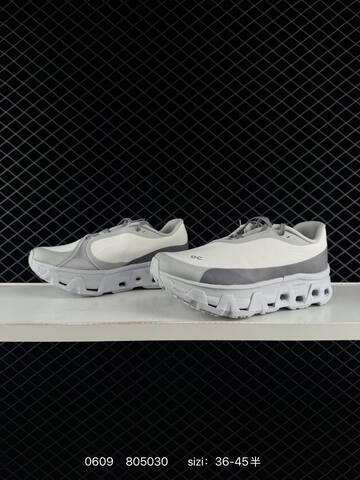 On Cloudmonster Hyper PAF White Light Grey Dark Grey EU 36-45 Running Shoe Running Sneakers - Unisex BS-85182