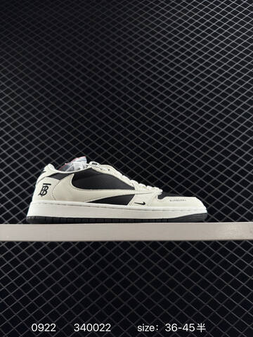 Jordan Air Jordan 1 Low Travis Scott Givenchy Custom Off White Black Clear Blue EU 36-45 Sneaker - Unisex (BS-80655)