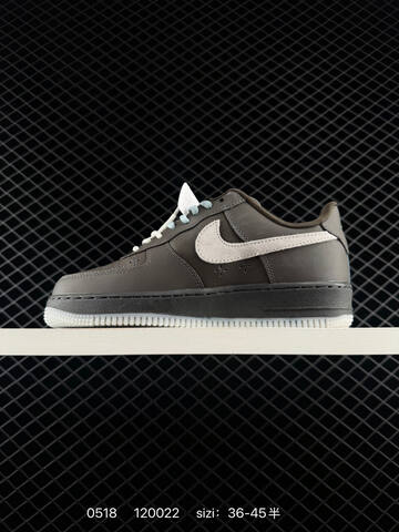 Nike Air Force 1 07 Low Dark Brown Light Blue White EU 36-45 Lifestyle - Unisex (BS-71375)