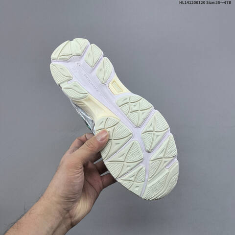 ASICS GEL NYC Silver Cream Green White EU 36-47 Running Shoe Running Sneakers - Unisex (BS-69050)