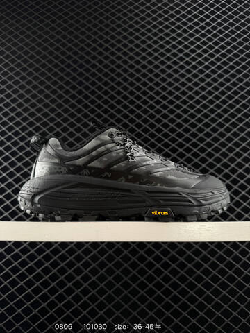 HOKA ONE ONE Mafate Three 2 TS Black Grey EU 36-45 Trail Shoe Trail Running Sneakers - Unisex (BS-86502)