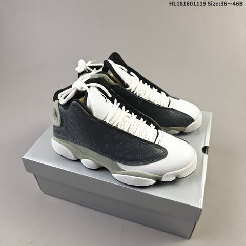 Jordan Air Jordan 13 Black White Red 36 46B Basketball - Women's (BS-63458)