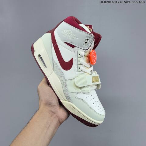 Jordan Legacy 312 Sail Light Grey Burgundy EU 36-46 Basketball - Unisex (BS-67250)