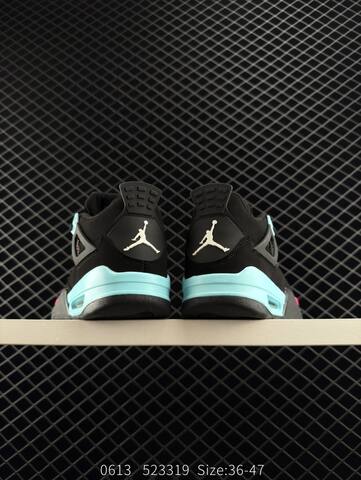 Jordan Air Jordan 4 Retro Black Pink Light Blue EU 36-47 Basketball Shoe - Unisex (BS-81212)