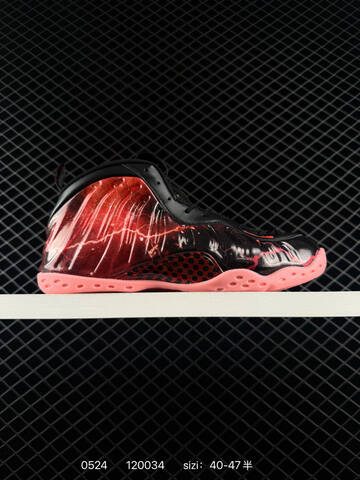 Nike Air Foamposite One PRM Black Red Pink EU 40-47 Basketball - Men's (BS-71249)