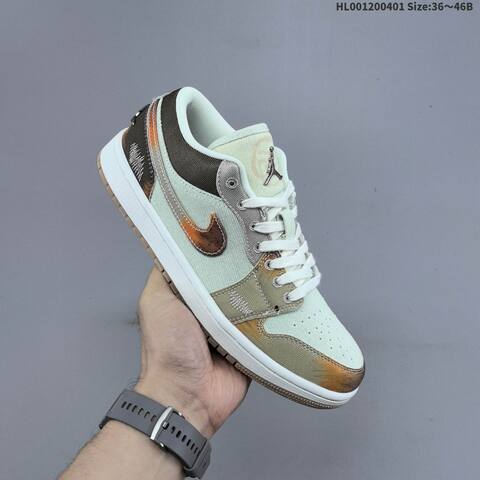 Air Jordan 1 Low SE Multi-Color Distressed AIR JORDAN 1 Aj1 1 Jo Lifestyle BS-66371