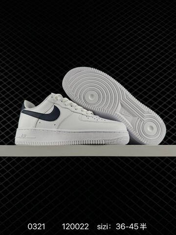 Nike Air Force 1 '07 White/Navy EU 36-45.5 lifestyle