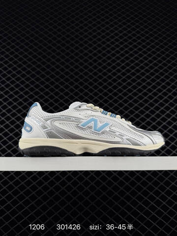 New Balance 204L U204LSWD Silver Off White Black EU 36-45 Running Shoe - Unisex (BS-82520)