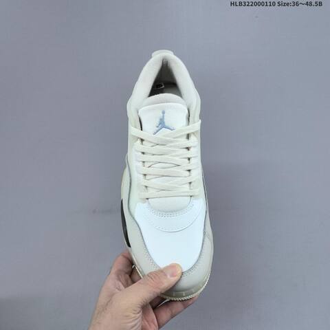 Jordan Air Jordan 4 RM White Grey Black 36 48 5 Casual - Unisex (BS-67020)