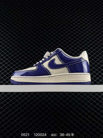 Nike Air Force 1 07 Navy Blue Cream White EU 36-45 Skate - Unisex (BS-71329)