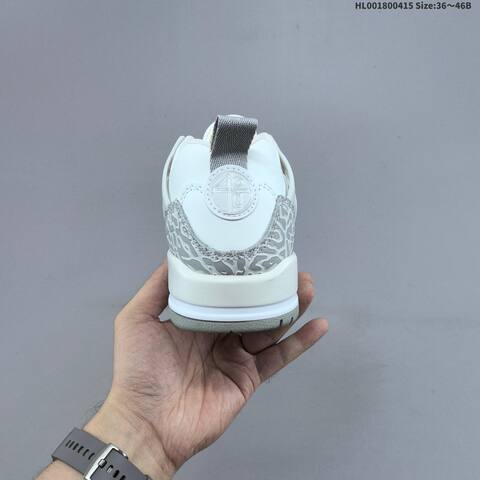 Jordan Air Jordan 3 5 Spizike Low White Grey EU 36-46 Basketball - Unisex (BS-66182)