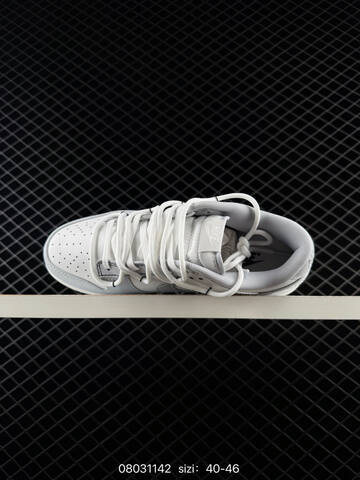 Nike SB Dunk Low White Light Grey Off White 40-46 Skate - Men's (BS-69970)